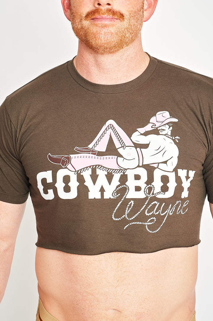 Brown Bronco Cowboy Crop