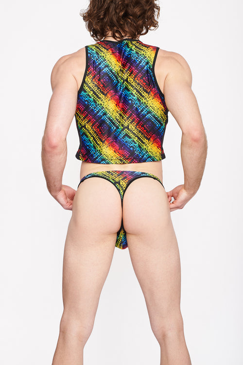 Rainbow Pride Thong