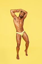 "AS IF!" Yellow Plaid Brief