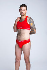 Scarlet Red Cotton Set