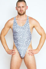 Steel Slate Python Leotard